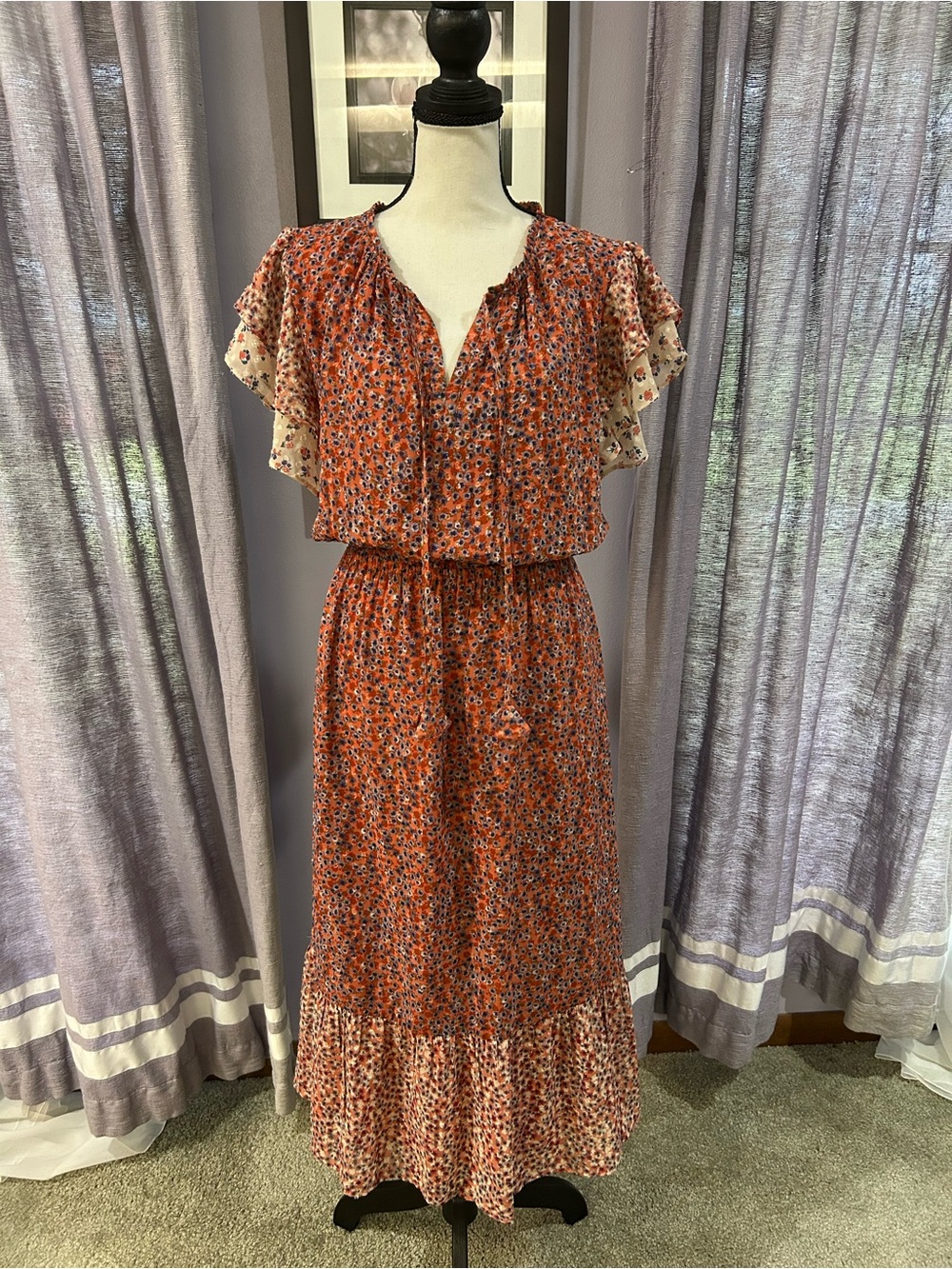 Le Serein Floral Dress